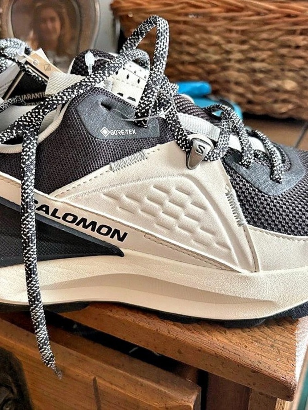 Salomon ACS Pro GORE-TEX Athletic Shoes in White & Black